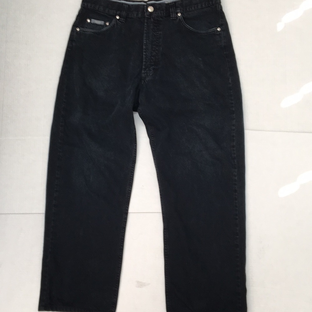 Hugo Boss Men’s Wide Leg Black Jeans W36 L34